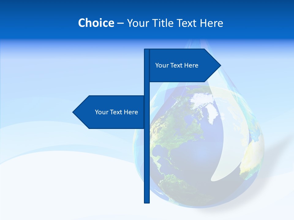 Global Refracted Green PowerPoint Template