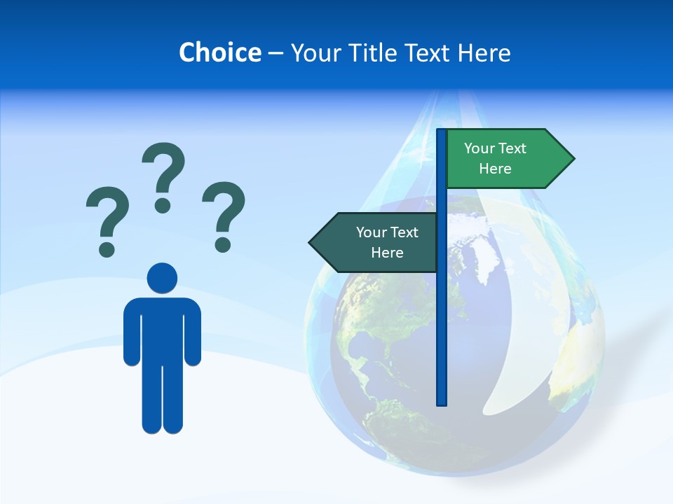 Global Refracted Green PowerPoint Template