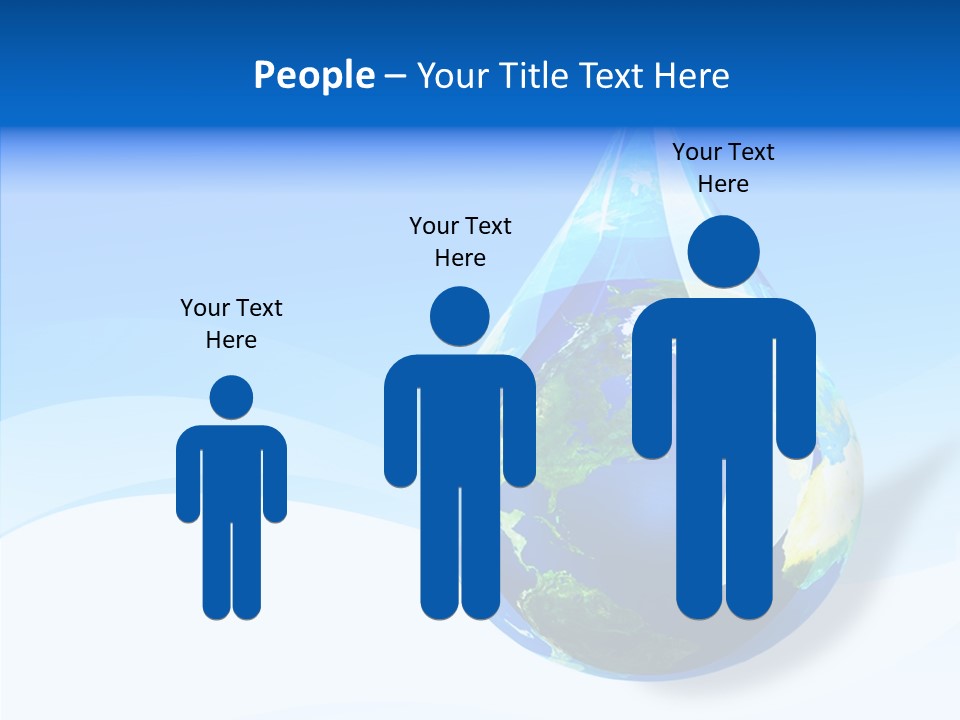 Global Refracted Green PowerPoint Template