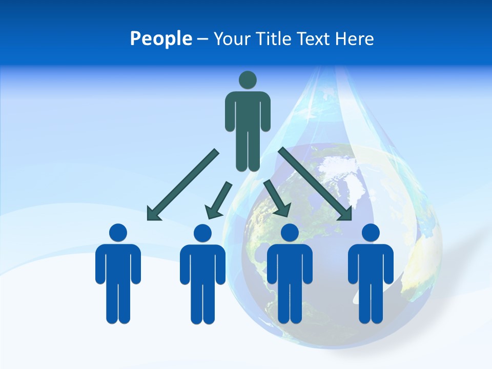 Global Refracted Green PowerPoint Template