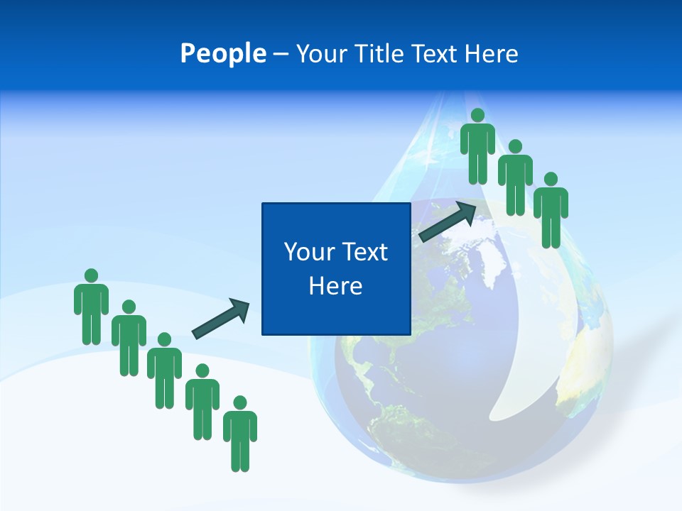 Global Refracted Green PowerPoint Template