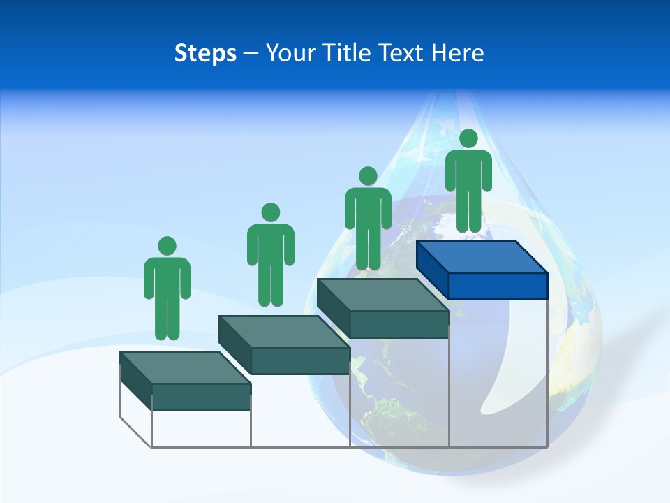 Global Refracted Green PowerPoint Template