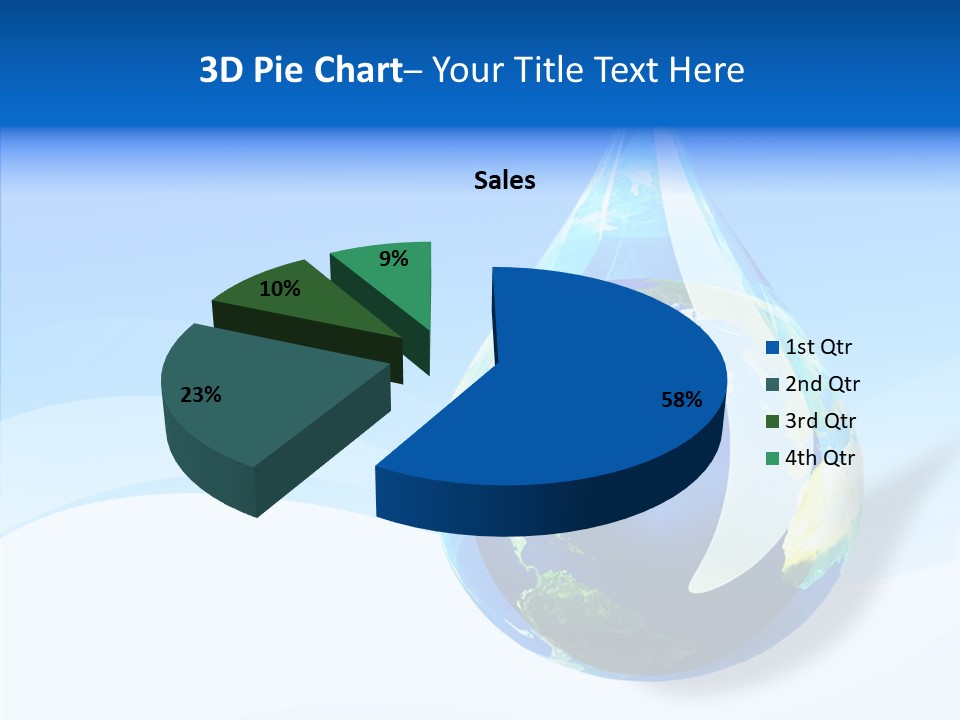 Global Refracted Green PowerPoint Template