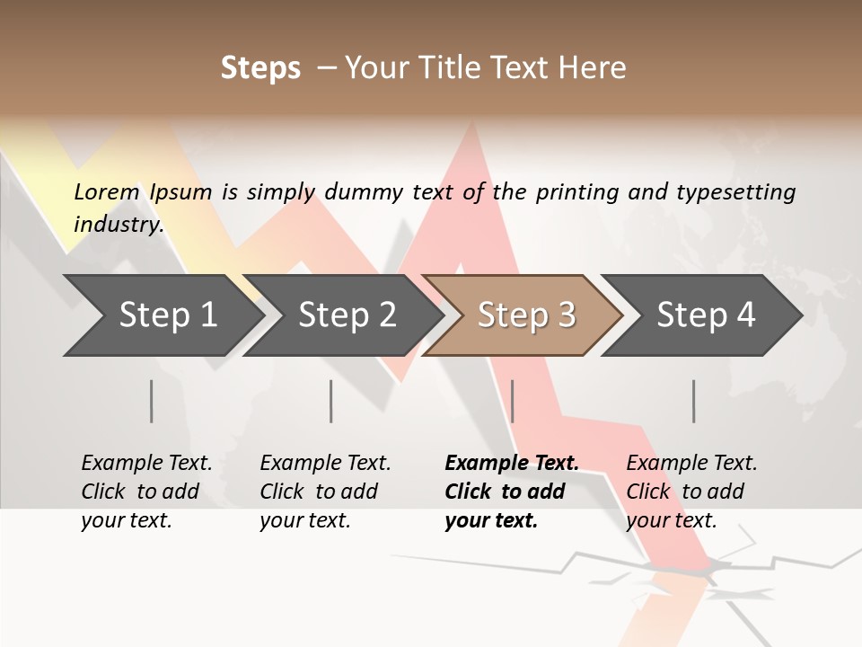 Illustration Graphs Vector PowerPoint Template
