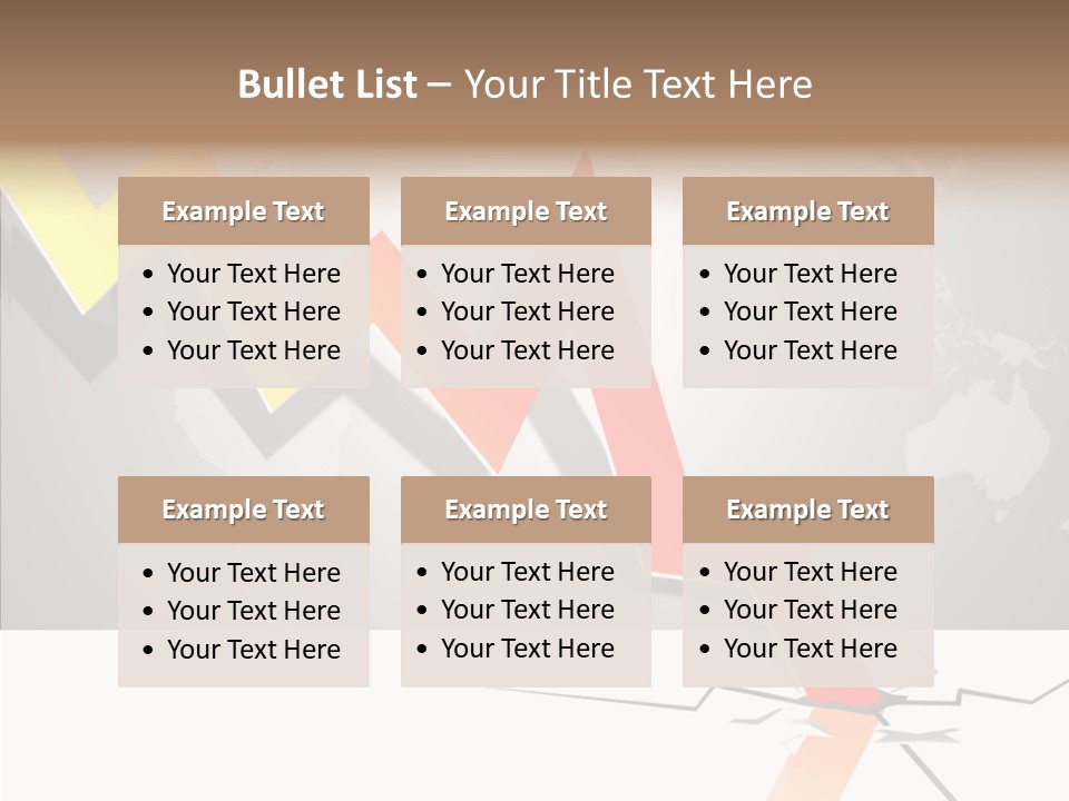 Illustration Graphs Vector PowerPoint Template