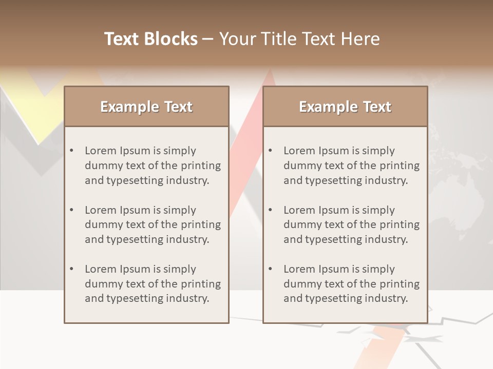 Illustration Graphs Vector PowerPoint Template