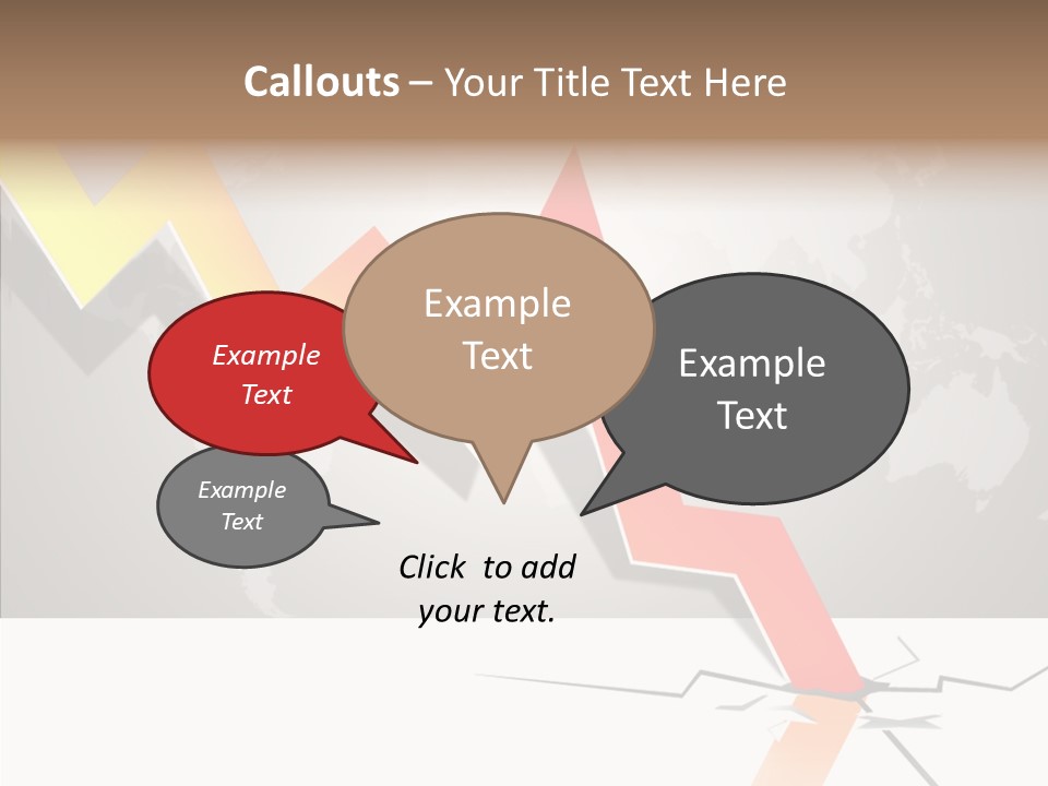 Illustration Graphs Vector PowerPoint Template