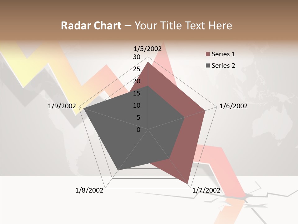 Illustration Graphs Vector PowerPoint Template