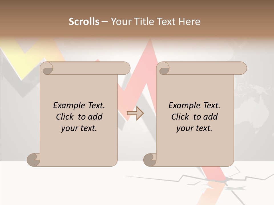 Illustration Graphs Vector PowerPoint Template