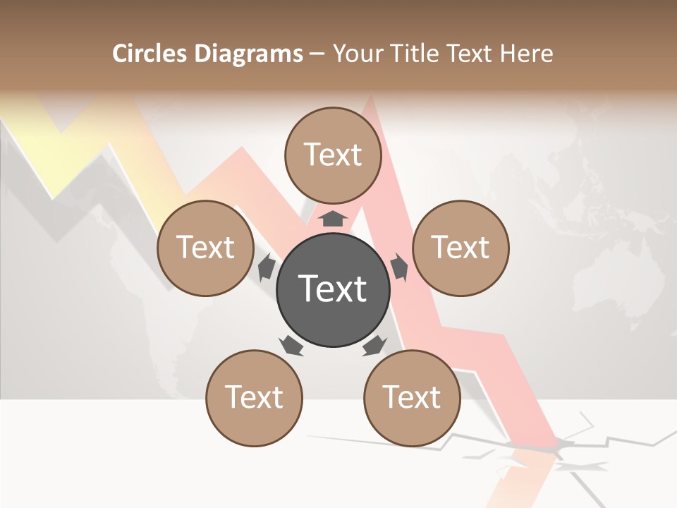 Illustration Graphs Vector PowerPoint Template