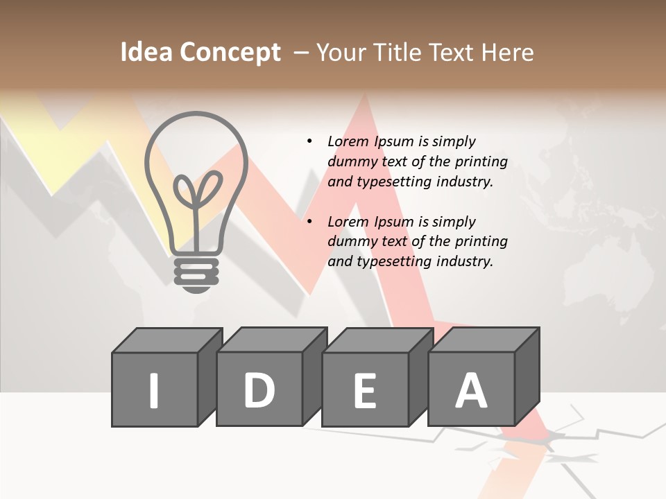 Illustration Graphs Vector PowerPoint Template