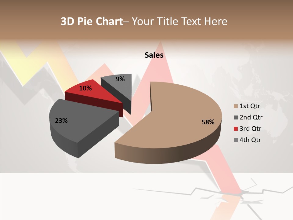 Illustration Graphs Vector PowerPoint Template