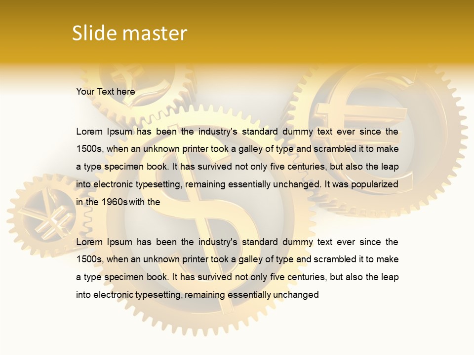 Money Team Render PowerPoint Template