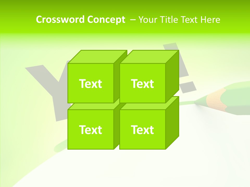 Success Underline Answer PowerPoint Template