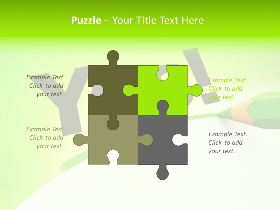 Success Underline Answer PowerPoint Template