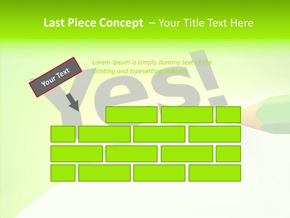 Success Underline Answer PowerPoint Template