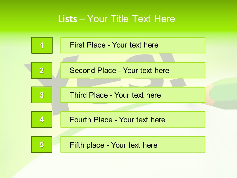 Success Underline Answer PowerPoint Template
