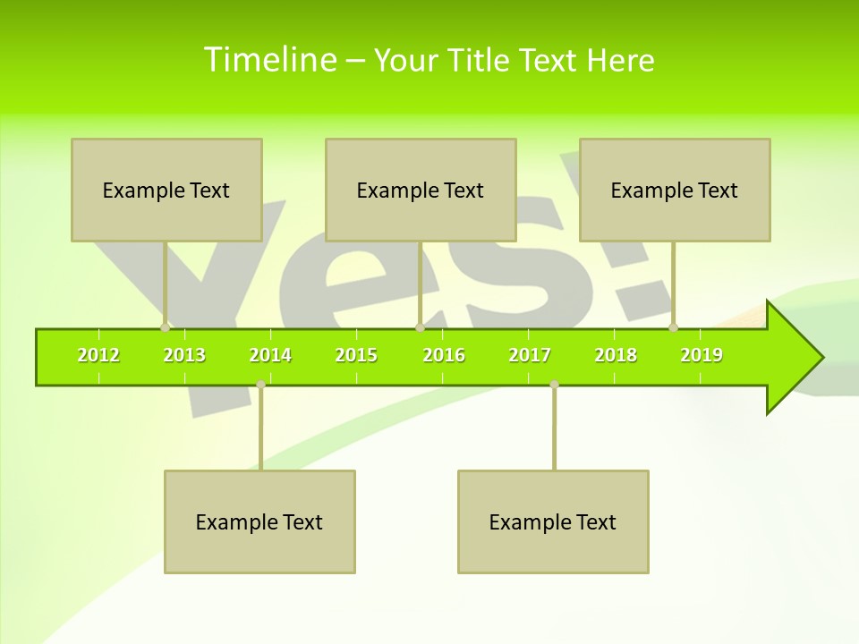 Success Underline Answer PowerPoint Template