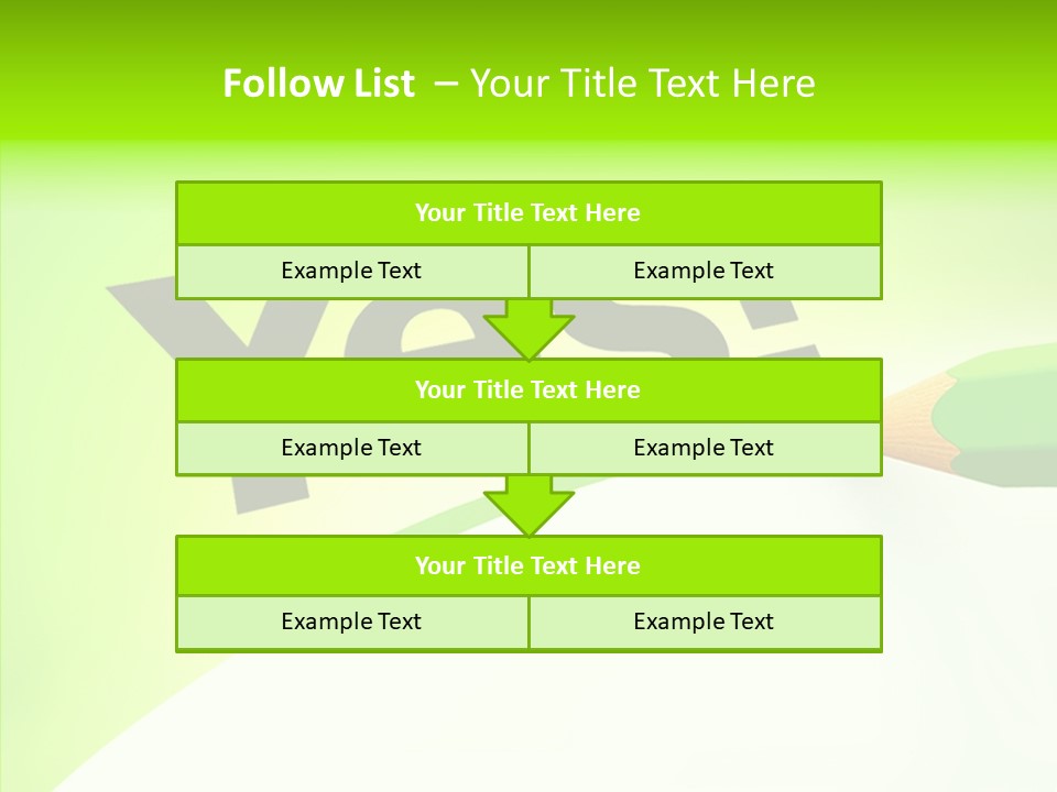 Success Underline Answer PowerPoint Template