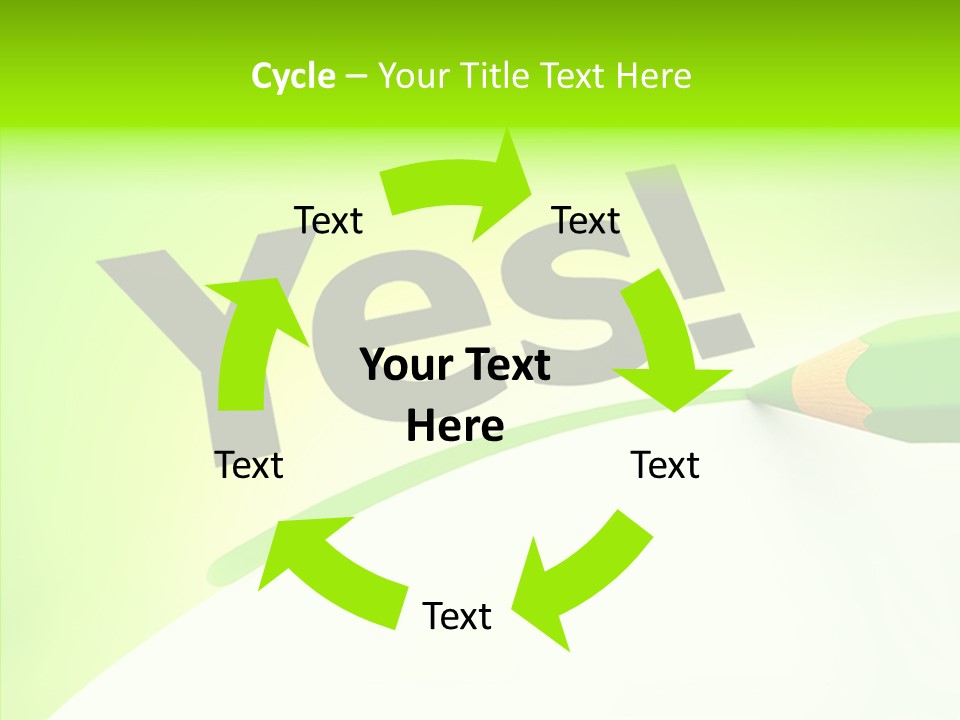 Success Underline Answer PowerPoint Template