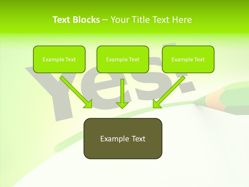 Success Underline Answer PowerPoint Template