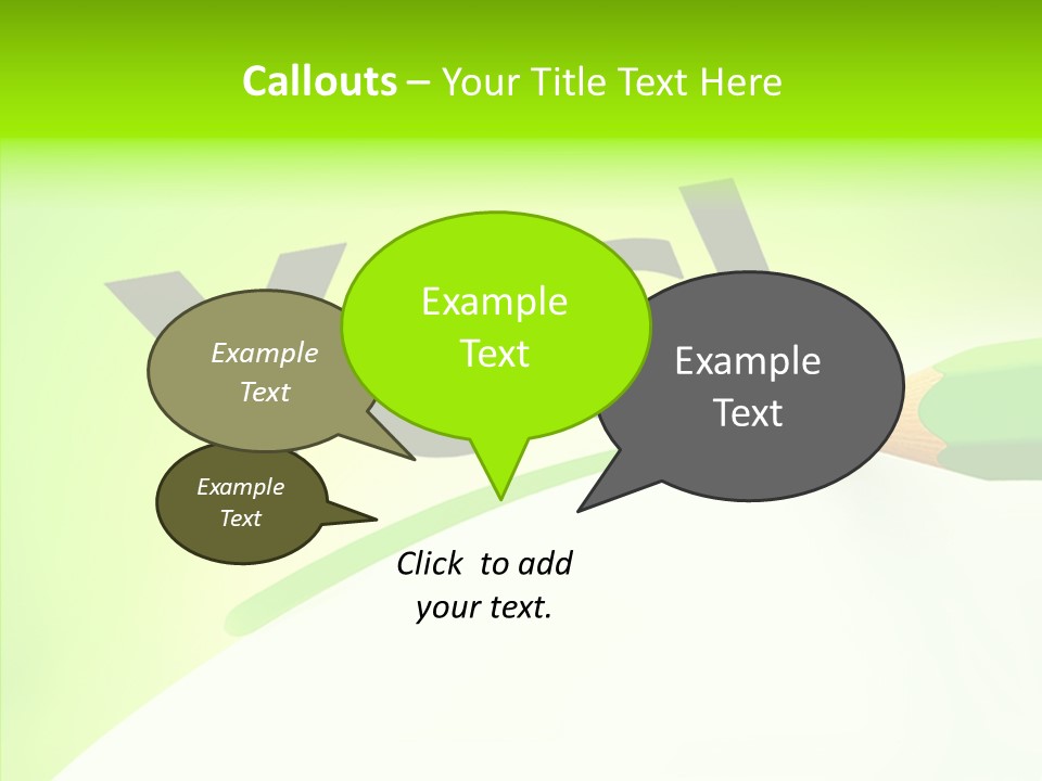 Success Underline Answer PowerPoint Template