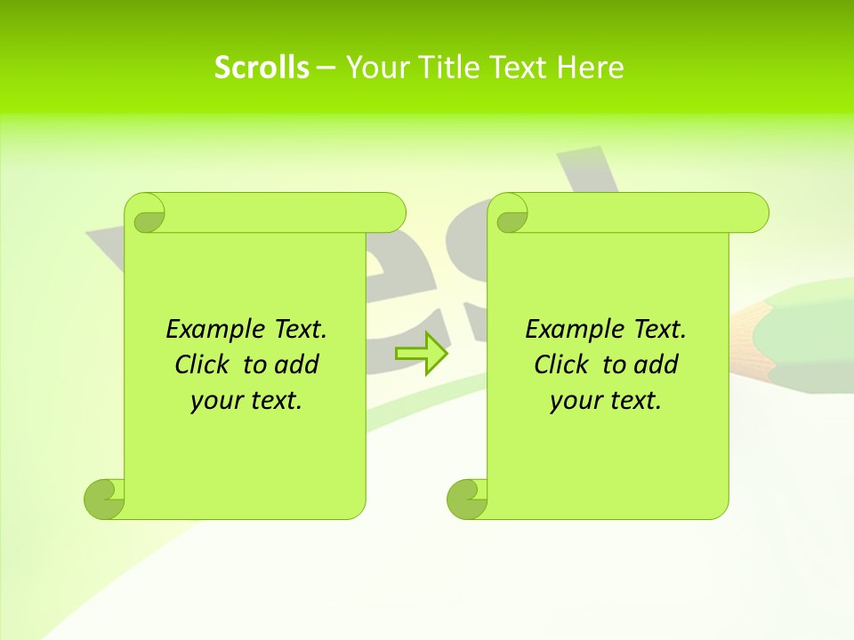 Success Underline Answer PowerPoint Template