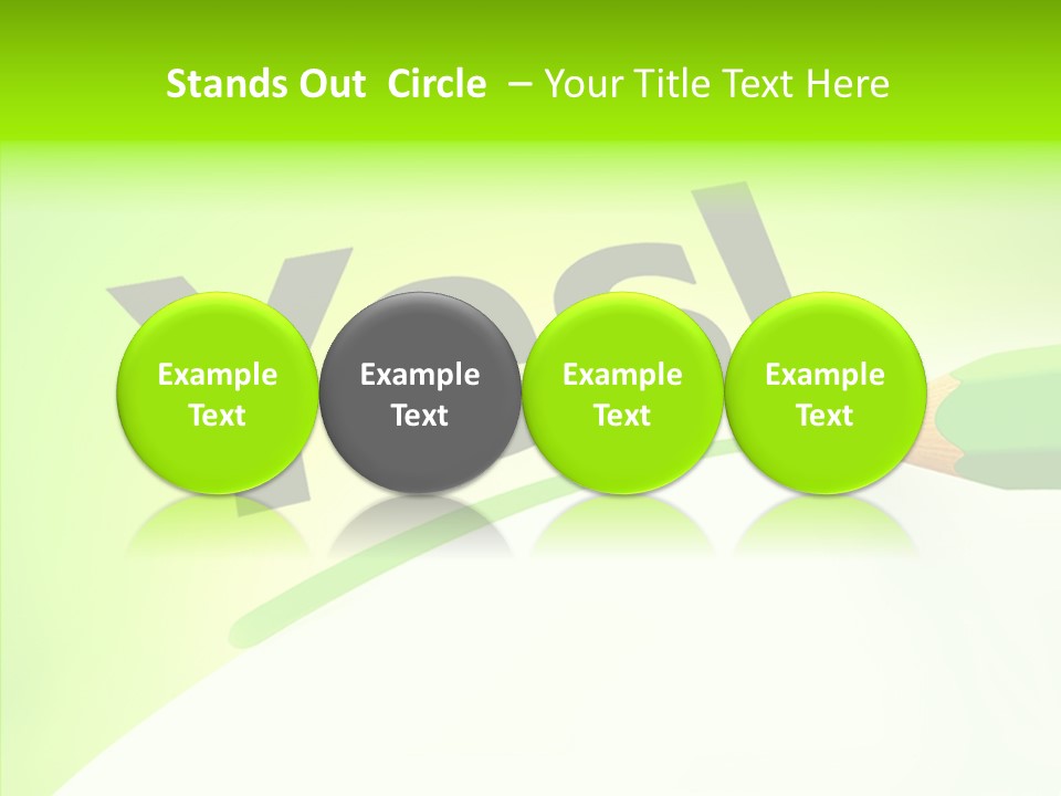 Success Underline Answer PowerPoint Template