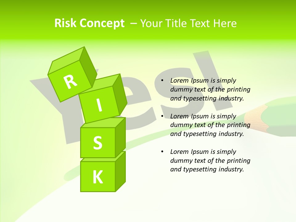 Success Underline Answer PowerPoint Template