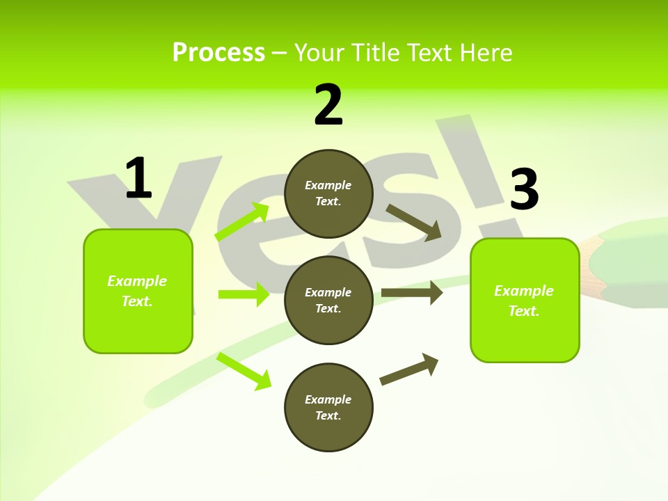 Success Underline Answer PowerPoint Template