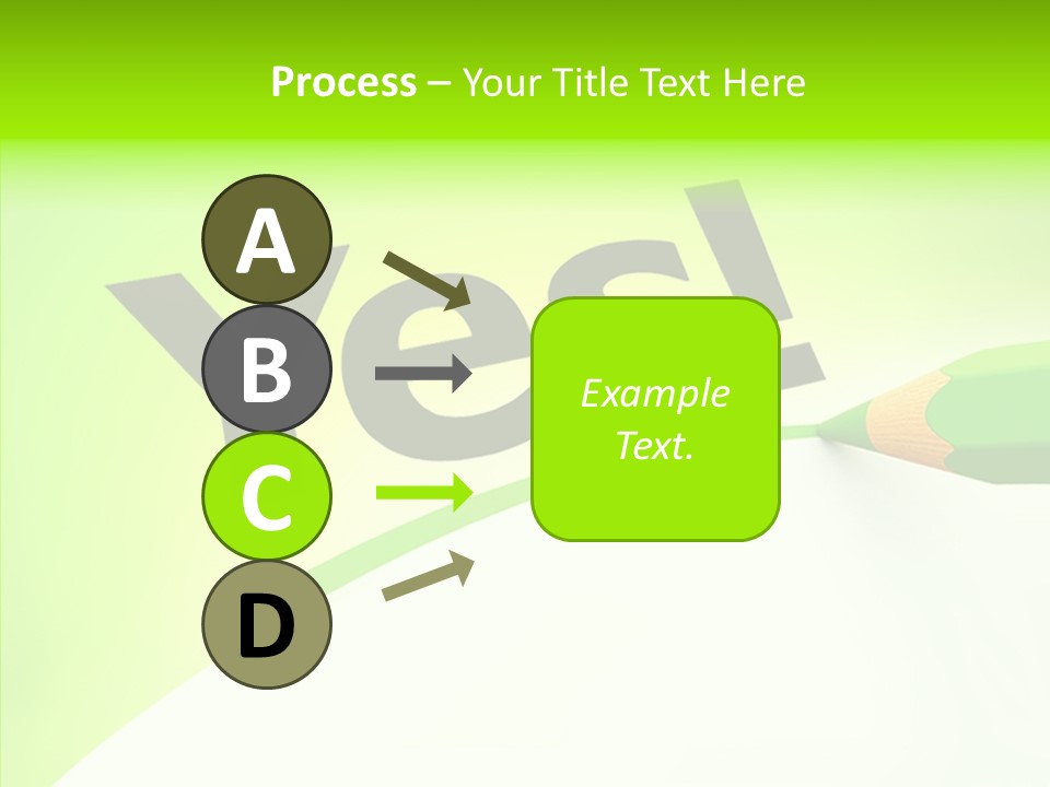 Success Underline Answer PowerPoint Template
