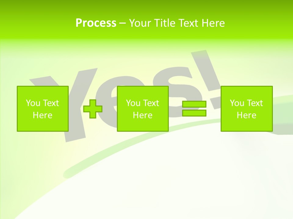 Success Underline Answer PowerPoint Template