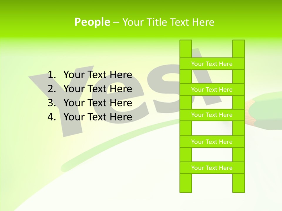 Success Underline Answer PowerPoint Template