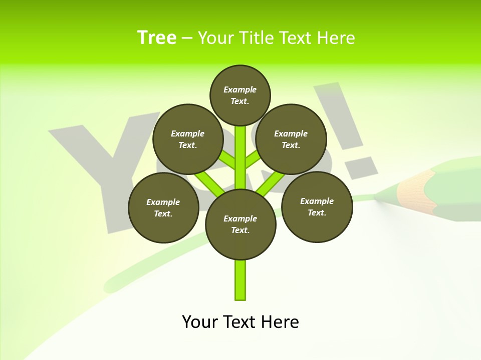 Success Underline Answer PowerPoint Template