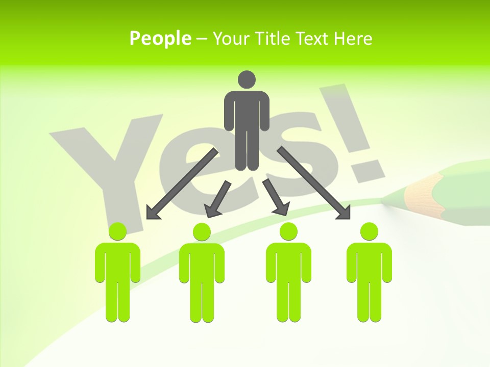 Success Underline Answer PowerPoint Template