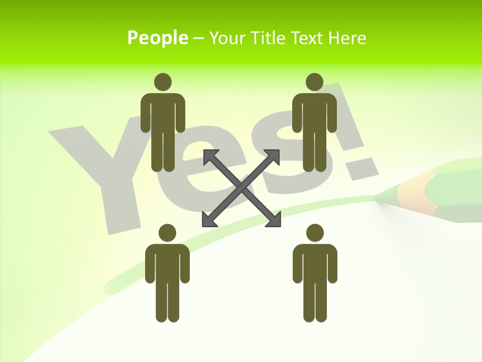 Success Underline Answer PowerPoint Template