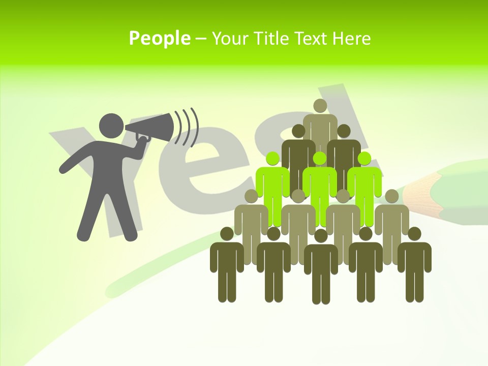 Success Underline Answer PowerPoint Template