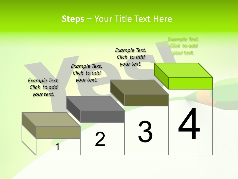 Success Underline Answer PowerPoint Template