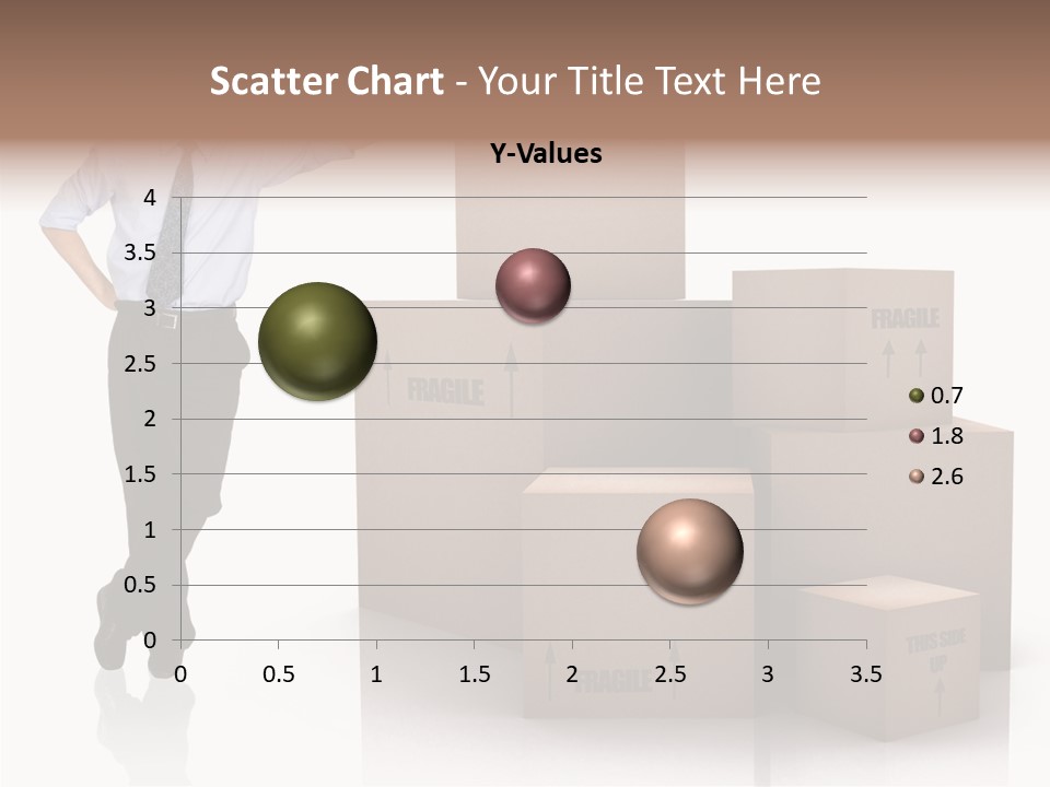 Upwards Shipment Standing PowerPoint Template
