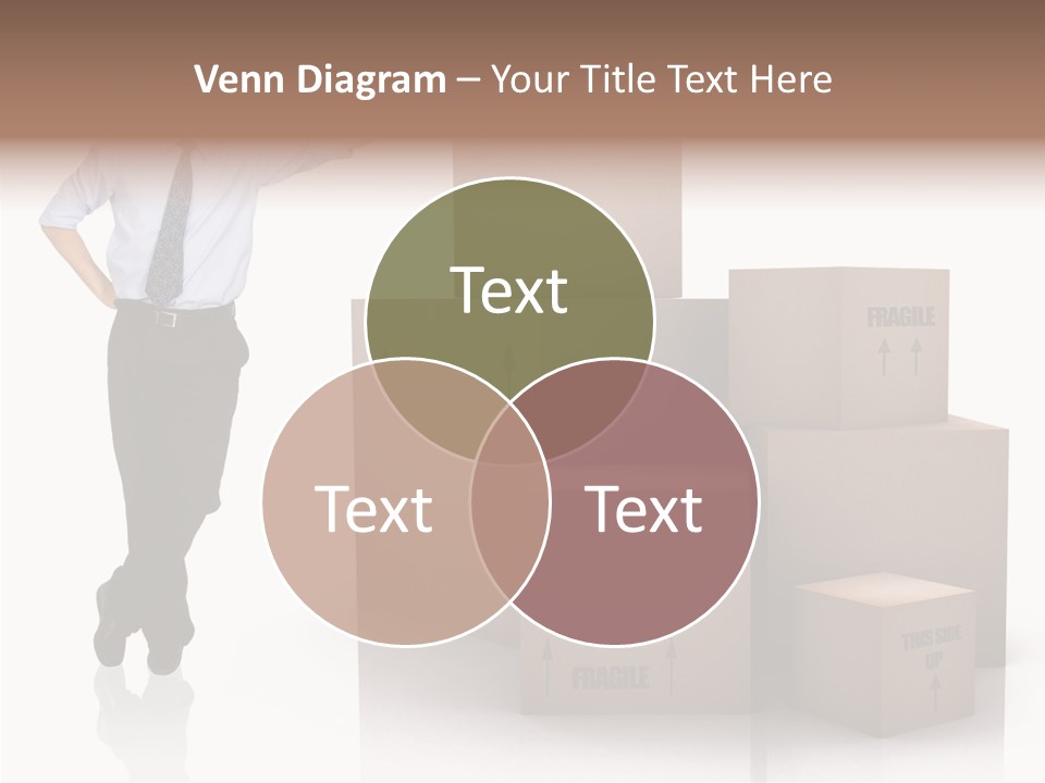 Upwards Shipment Standing PowerPoint Template