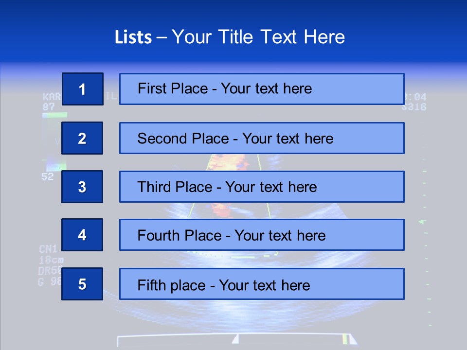 Ultrasound Health Science PowerPoint Template
