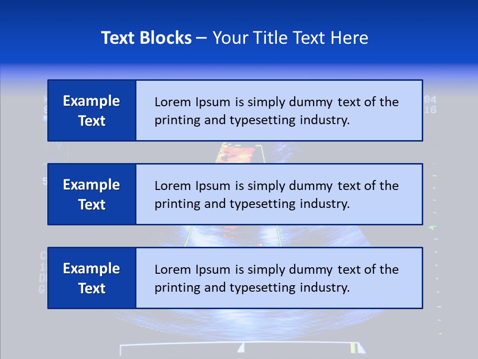 Ultrasound Health Science PowerPoint Template