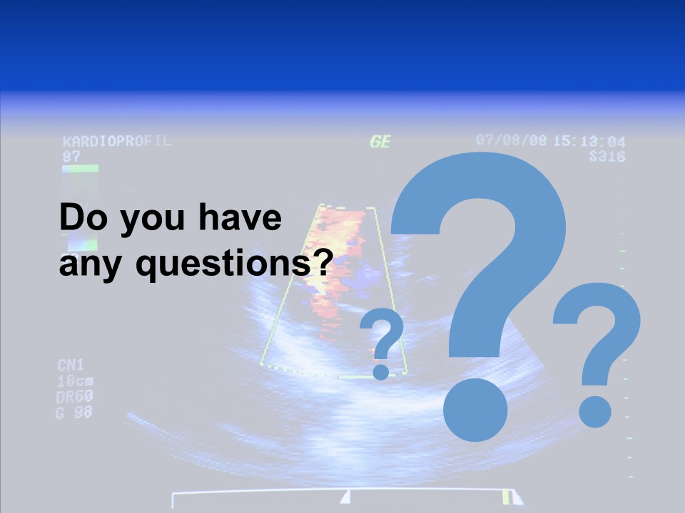 Ultrasound Health Science PowerPoint Template