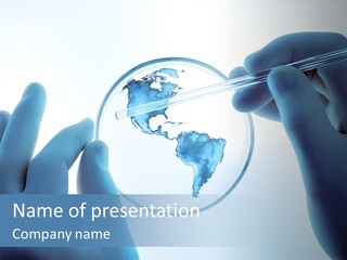 Test Scientific Laboratory PowerPoint Template