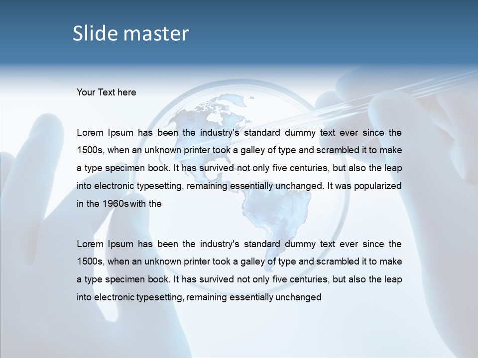 Test Scientific Laboratory PowerPoint Template