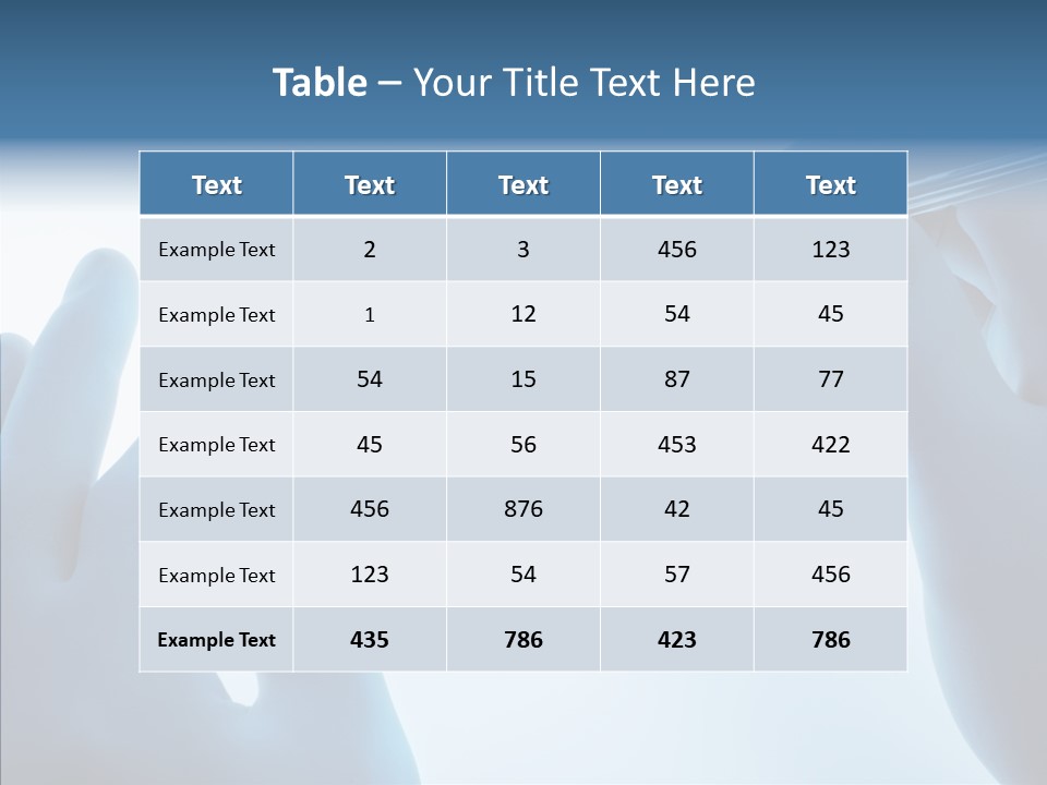 Test Scientific Laboratory PowerPoint Template