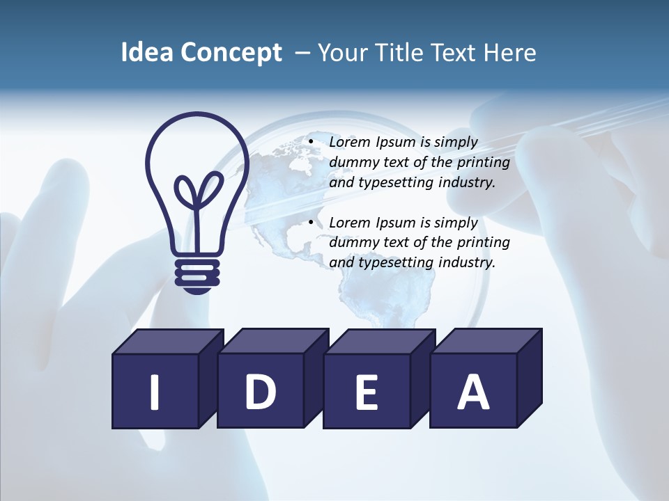 Test Scientific Laboratory PowerPoint Template