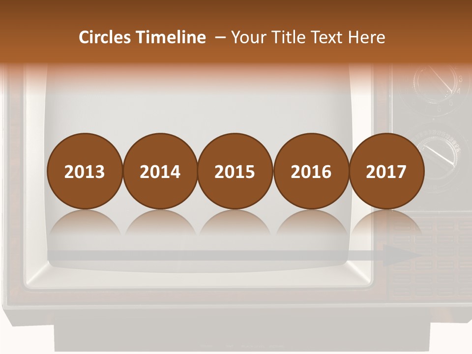 White Tube Tuner PowerPoint Template