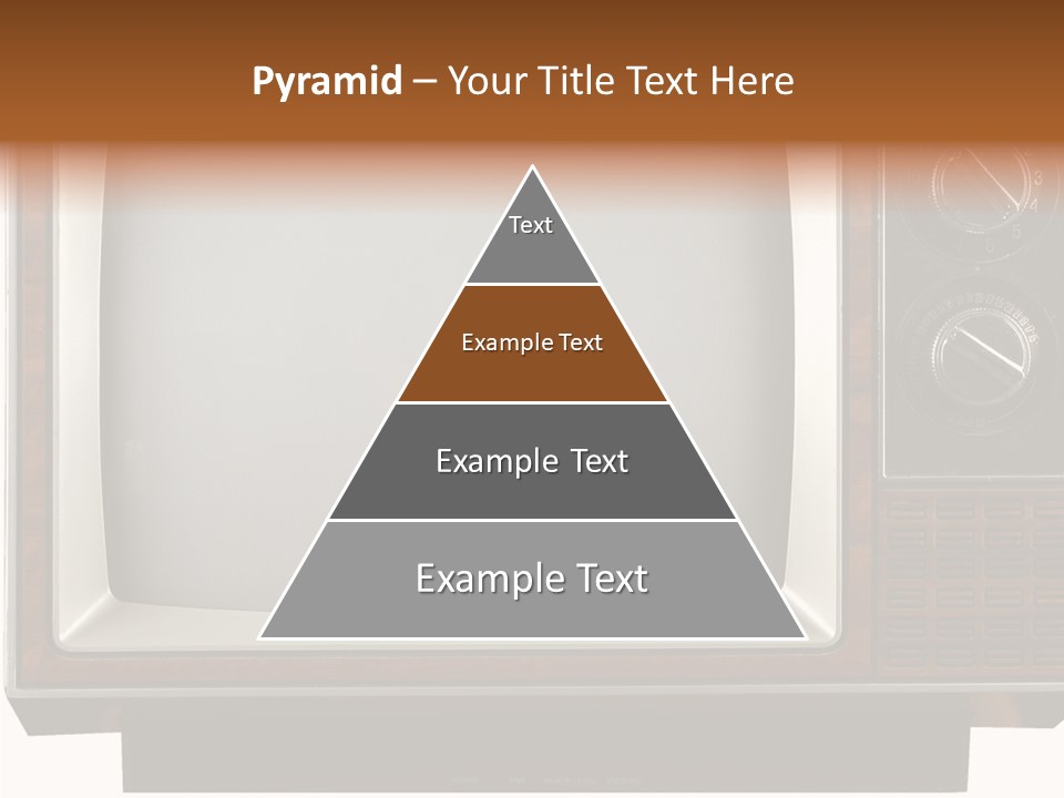 White Tube Tuner PowerPoint Template