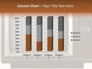 White Tube Tuner PowerPoint Template